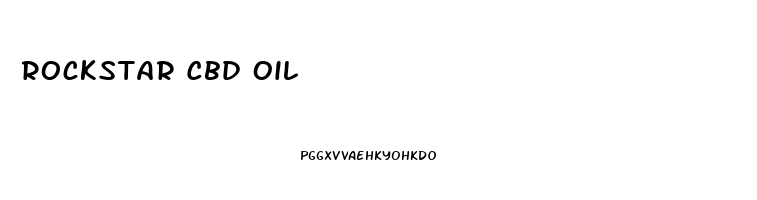 Rockstar Cbd Oil