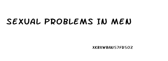 Sexual Problems In Men