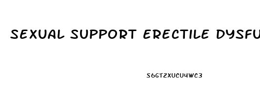 Sexual Support Erectile Dysfunction Pills