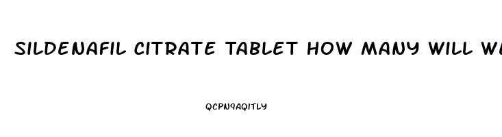 Sildenafil Citrate Tablet How Many Will Wellcare Pay For