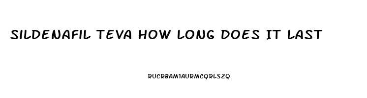 Sildenafil Teva How Long Does It Last