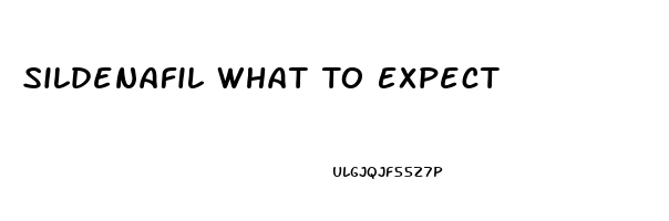 Sildenafil What To Expect