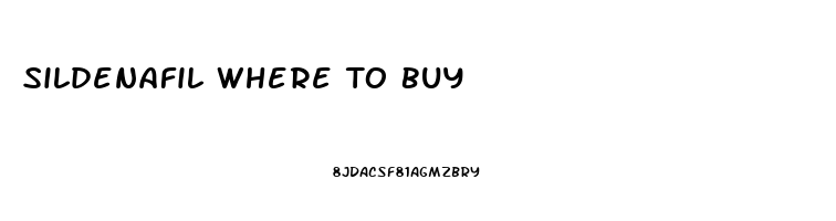 Sildenafil Where To Buy