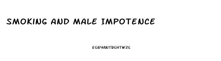 Smoking And Male Impotence