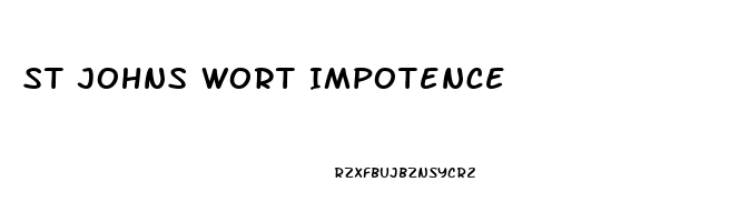 St Johns Wort Impotence