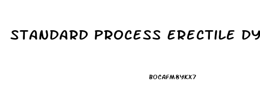 Standard Process Erectile Dysfunction
