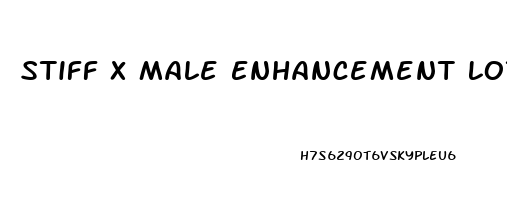 Stiff X Male Enhancement Lotion