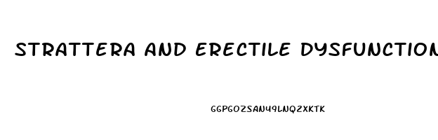Strattera And Erectile Dysfunction Permanent