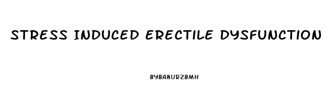 Stress Induced Erectile Dysfunction