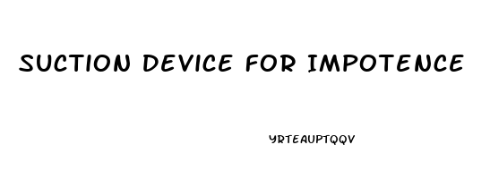 Suction Device For Impotence