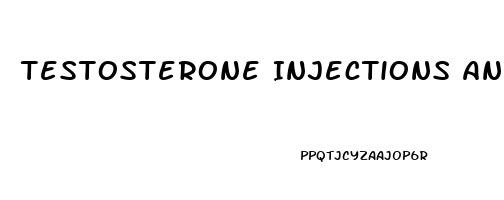 Testosterone Injections And Erectile Dysfunction