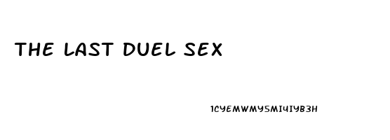 The Last Duel Sex