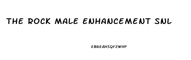 The Rock Male Enhancement Snl