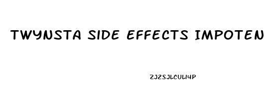 Twynsta Side Effects Impotence