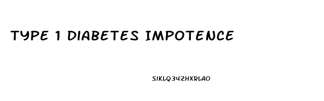 Type 1 Diabetes Impotence
