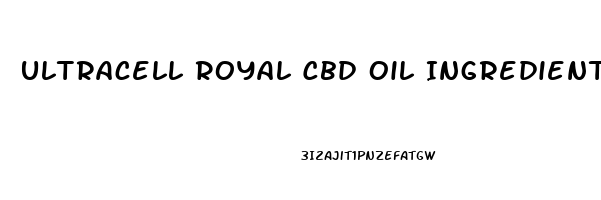 Ultracell Royal Cbd Oil Ingredients