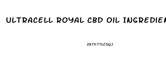 Ultracell Royal Cbd Oil Ingredients