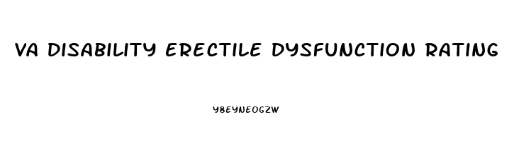 Va Disability Erectile Dysfunction Rating