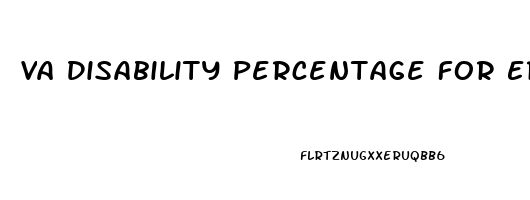Va Disability Percentage For Erectile Dysfunction