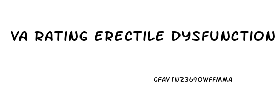 Va Rating Erectile Dysfunction