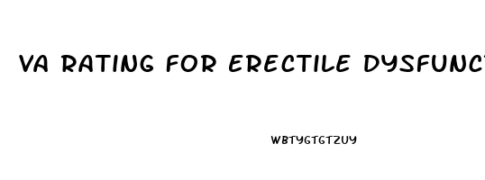 Va Rating For Erectile Dysfunction