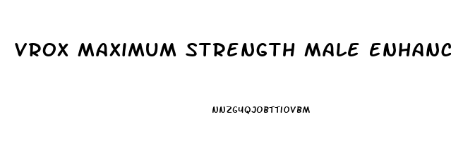 Vrox Maximum Strength Male Enhancement Easy Carry Package Reviews