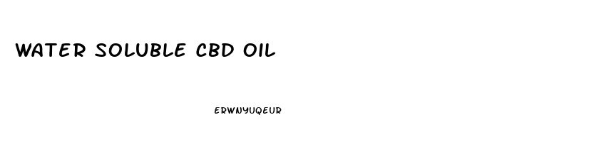 Water Soluble Cbd Oil