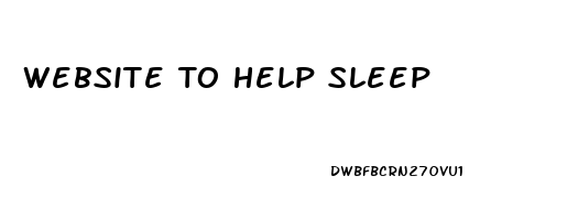 Website To Help Sleep