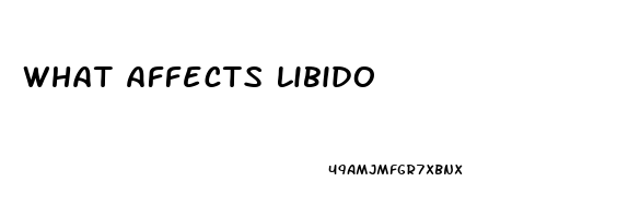 What Affects Libido