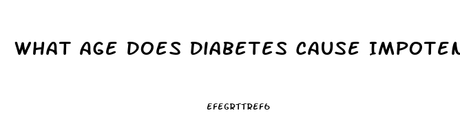 What Age Does Diabetes Cause Impotence