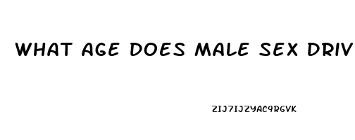 What Age Does Male Sex Drive Decline