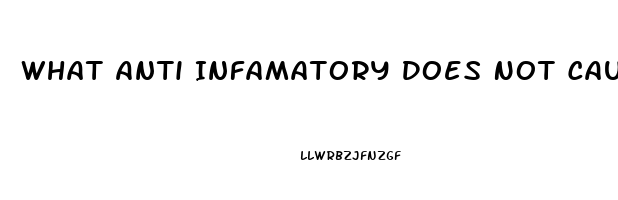 What Anti Infamatory Does Not Cause Impotence