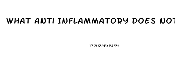 What Anti Inflammatory Does Not Cause Impotence