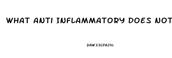 What Anti Inflammatory Does Not Cause Impotence