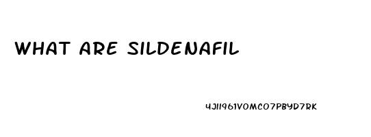 What Are Sildenafil