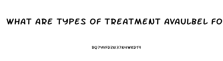 What Are Types Of Treatment Avaulbel For Sexual Dysfunction