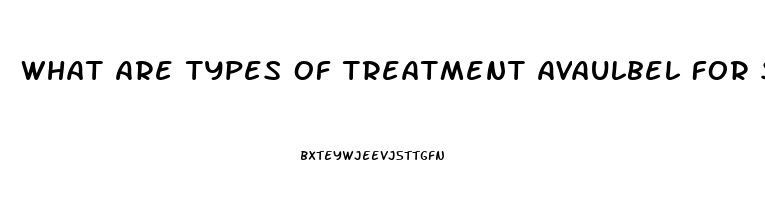 What Are Types Of Treatment Avaulbel For Sexual Dysfunction