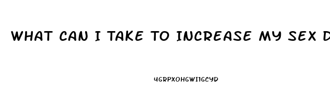 What Can I Take To Increase My Sex Drive Female