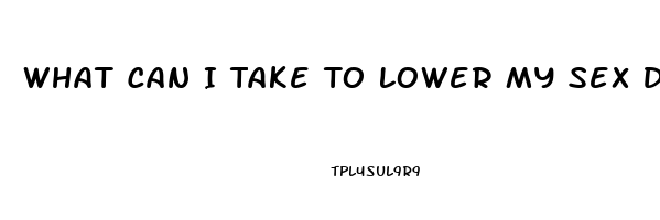 What Can I Take To Lower My Sex Drive