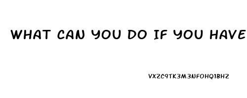 What Can You Do If You Have Erectile Dysfunction