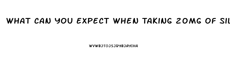 What Can You Expect When Taking 20mg Of Sildenafil