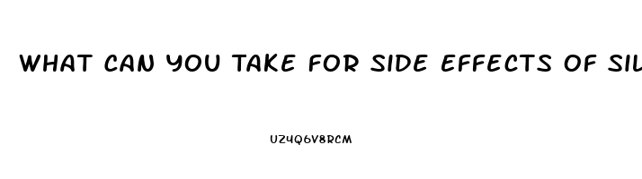 What Can You Take For Side Effects Of Sildenafil