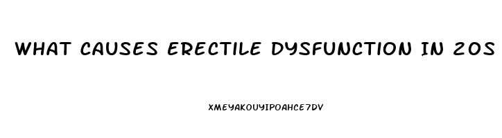 What Causes Erectile Dysfunction In 20s