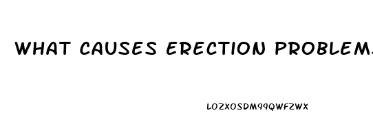 What Causes Erection Problems