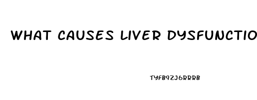 What Causes Liver Dysfunction