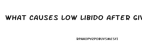 What Causes Low Libido After Giving Birth