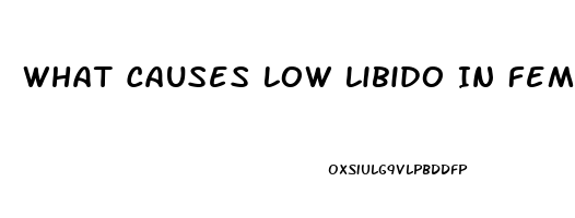 What Causes Low Libido In Females