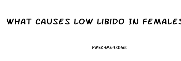 What Causes Low Libido In Females