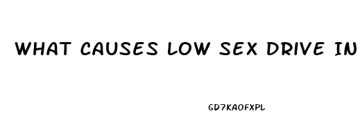 What Causes Low Sex Drive In Males