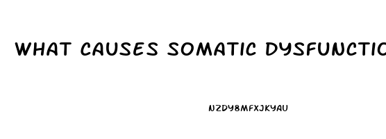 What Causes Somatic Dysfunction